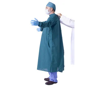 ثوب العمليات الجراحية مع قناع وأساور
